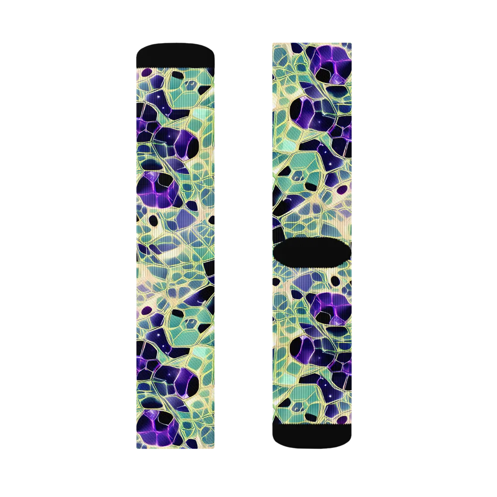 Midnight Membrane on Socks — Right Sock