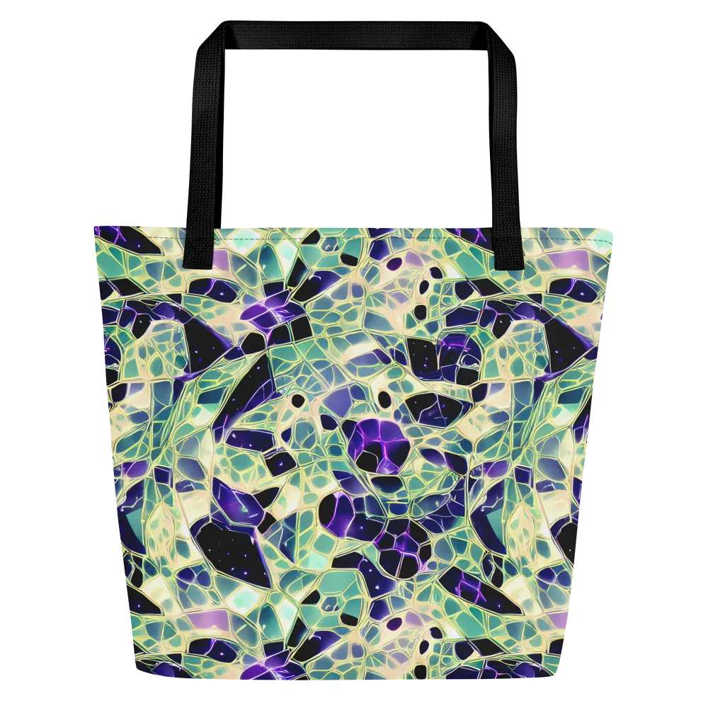 Midnight Membrane on Large Tote Bag W/ Pocket — Front