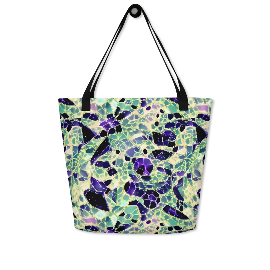 Midnight Membrane on Large Tote Bag W/ Pocket — Front