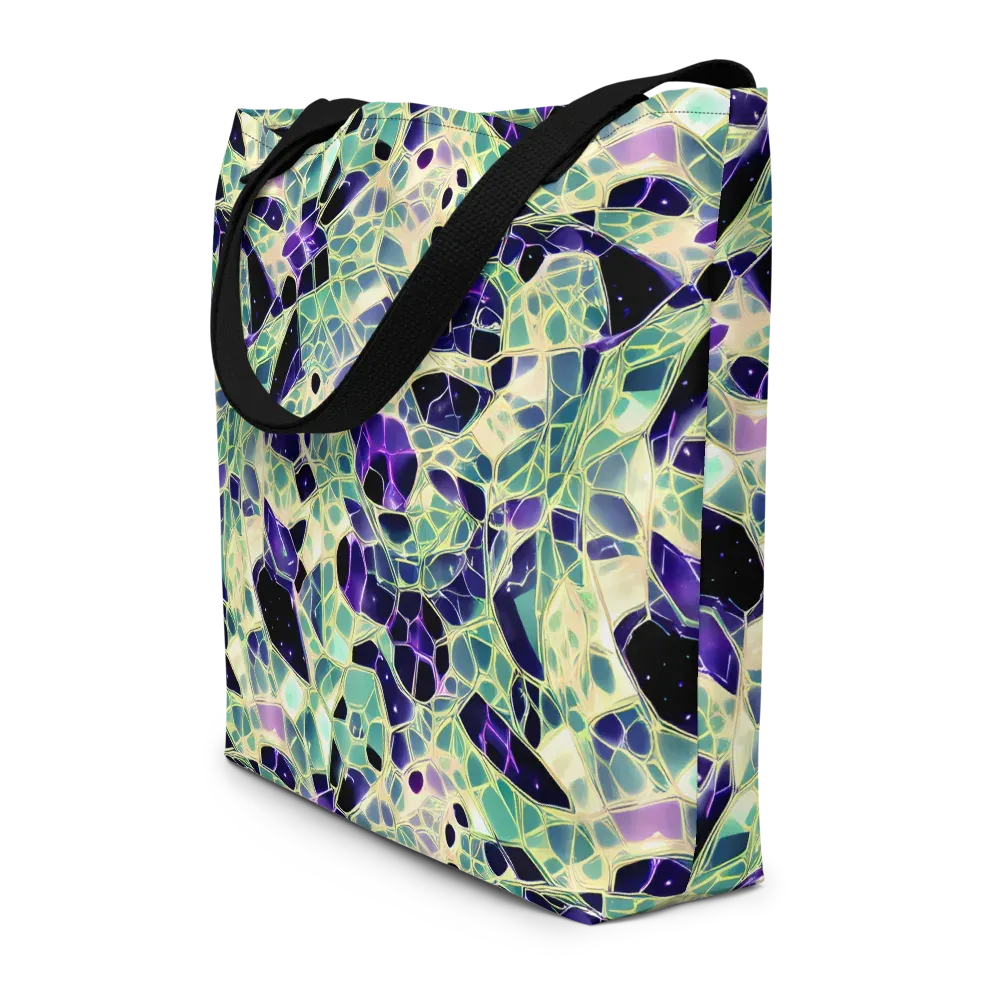 Midnight Membrane on Large Tote Bag W/ Pocket — Front
