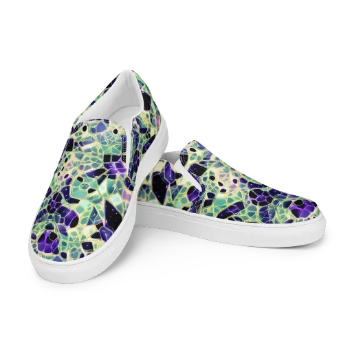 Midnight Membrane on a Women's Slip-On Canvas Shoes