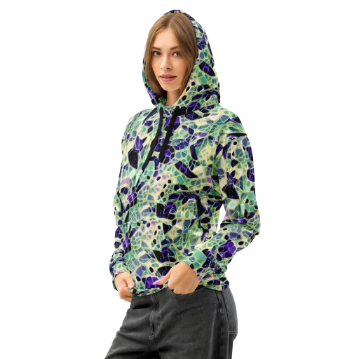 Midnight Membrane on a Cotton Hoodie