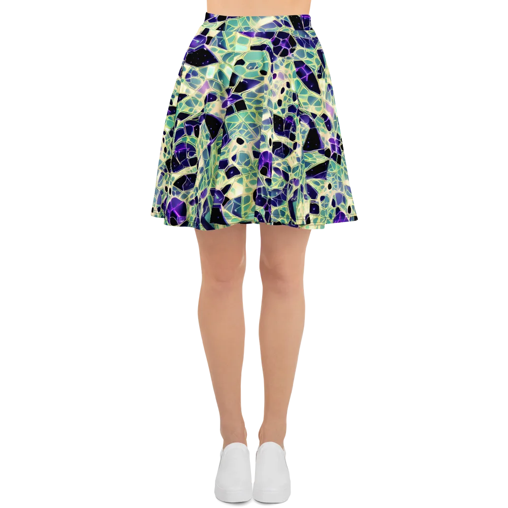 Midnight Membrane on Skater Skirt — Front