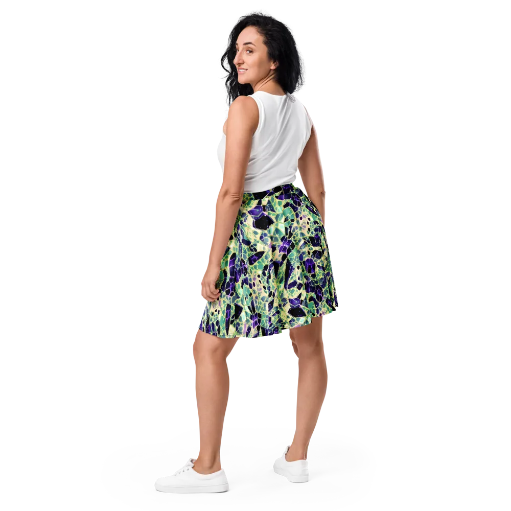 Midnight Membrane on Skater Skirt — Back