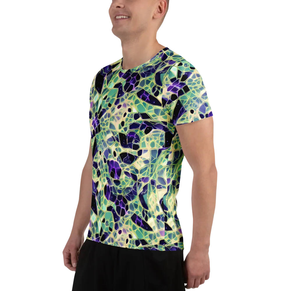 Midnight Membrane on Men's Athletic T-Shirt — Left