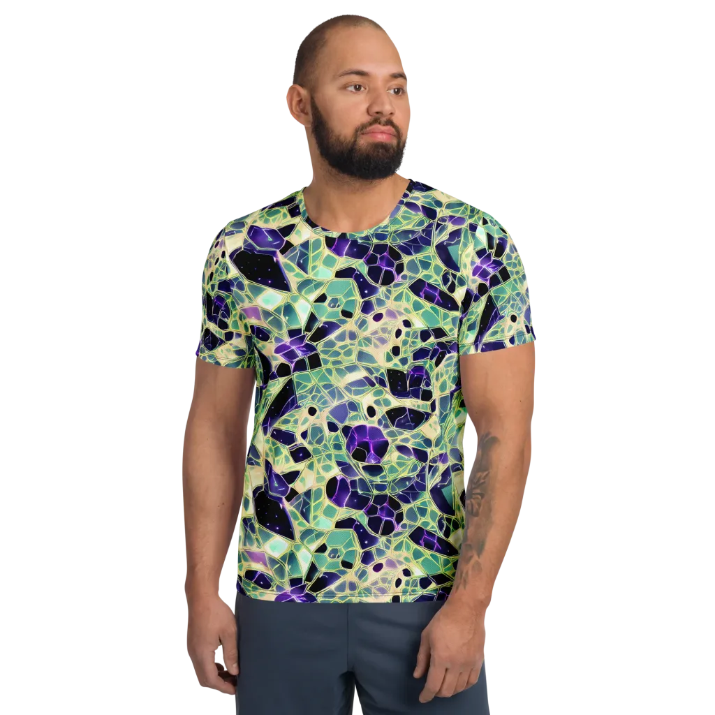 Midnight Membrane on Men's Athletic T-Shirt — Front