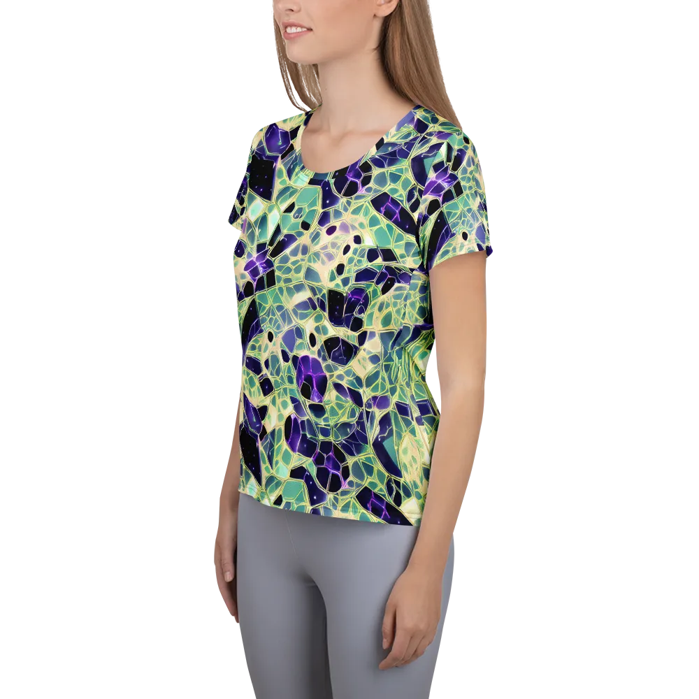 Midnight Membrane on Women's Athletic T-Shirt — Left