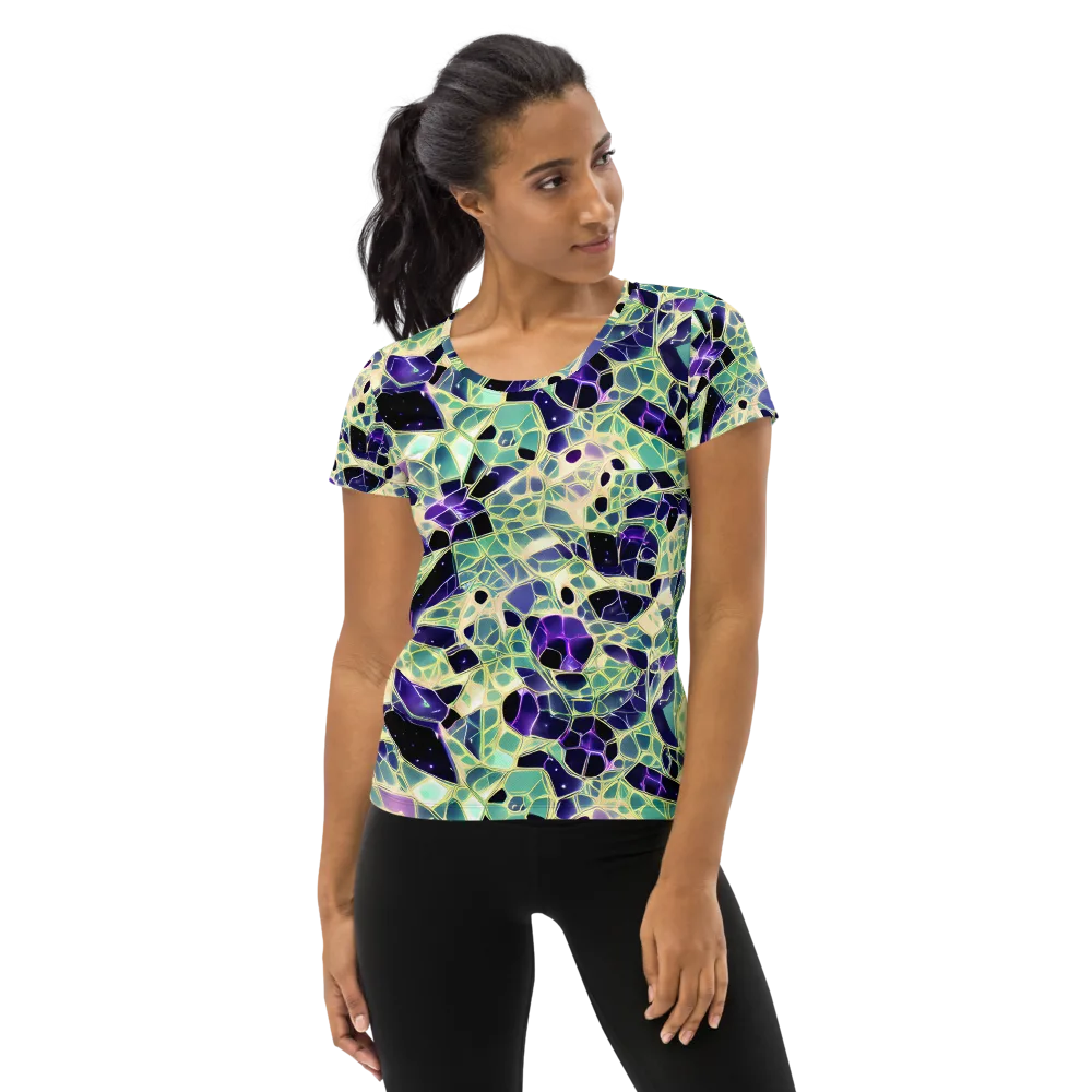 Midnight Membrane on Women's Athletic T-Shirt — Front