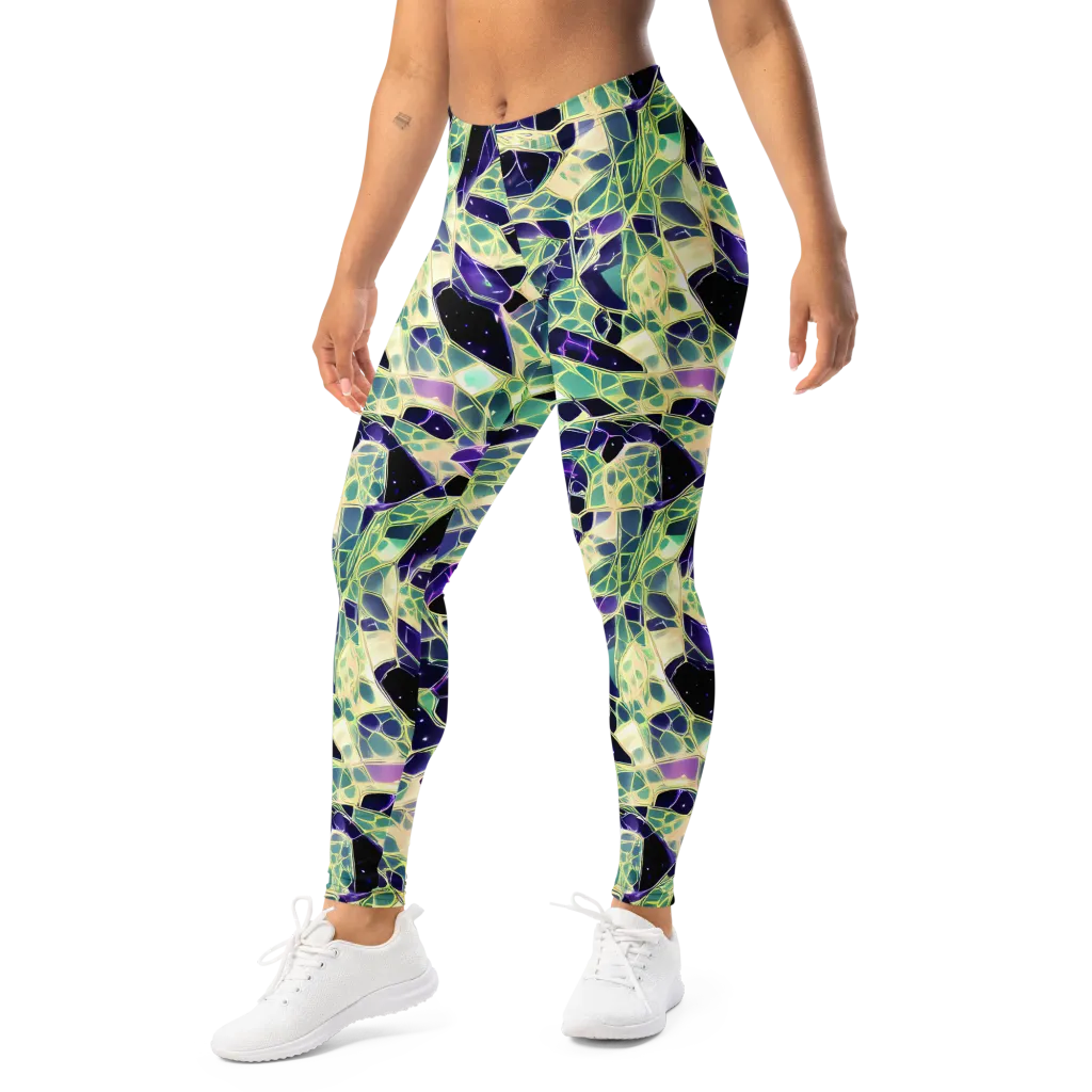 Midnight Membrane on Leggings — Left Front