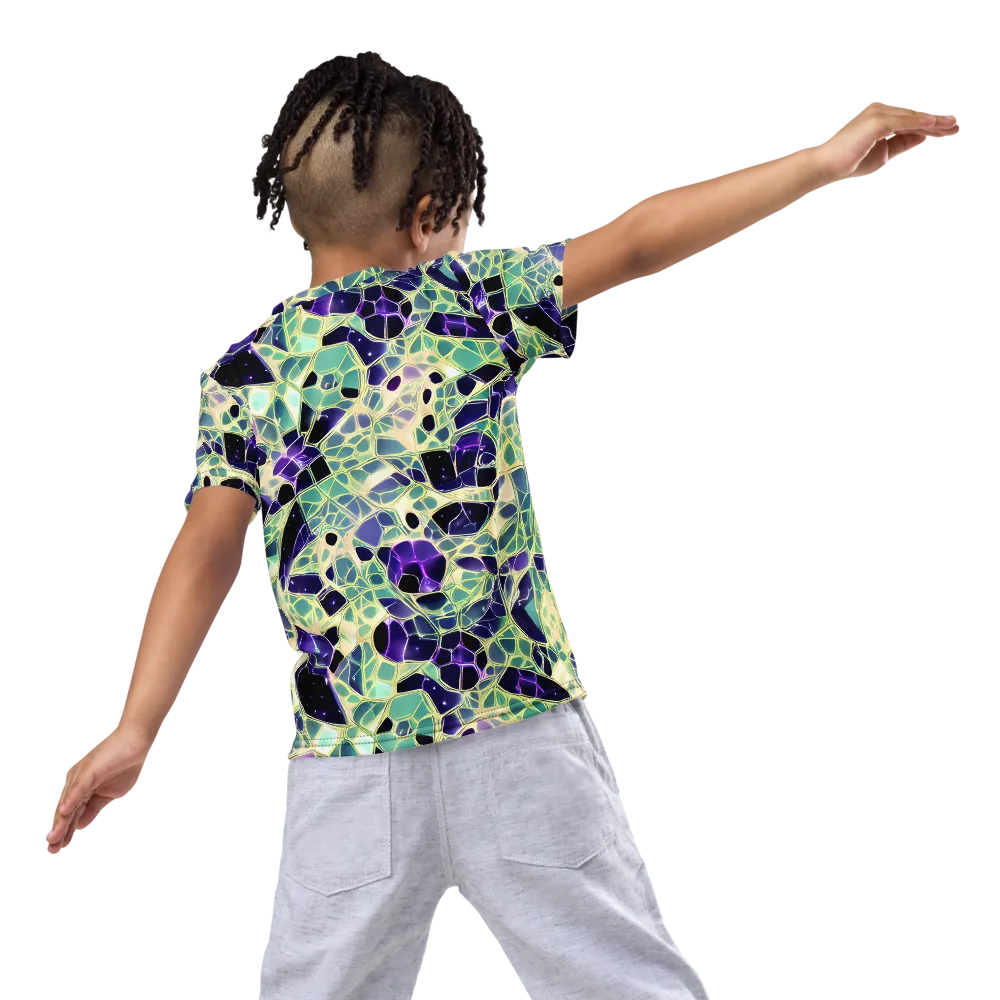 Midnight Membrane on Kids Crew Neck T-Shirt — Back