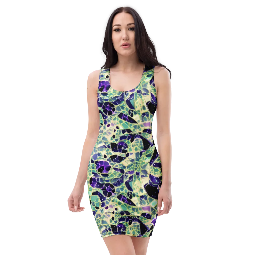 Midnight Membrane on Bodycon Dress — Front