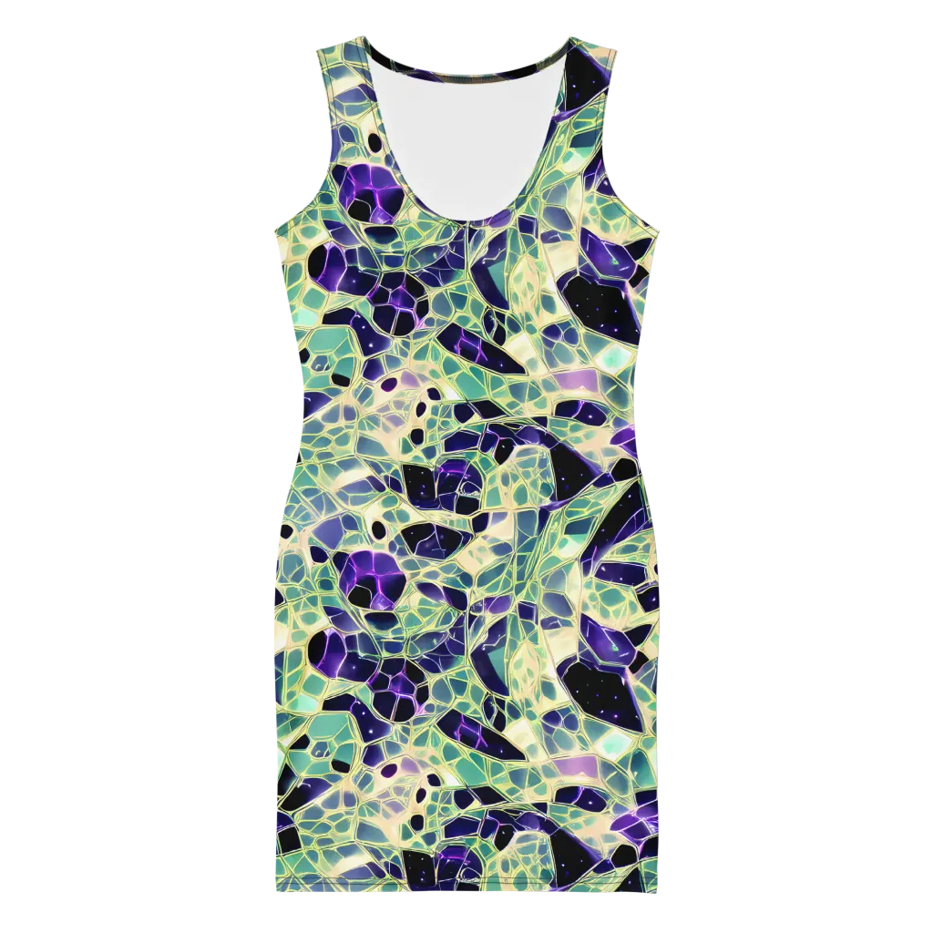 Midnight Membrane on Bodycon Dress — Front