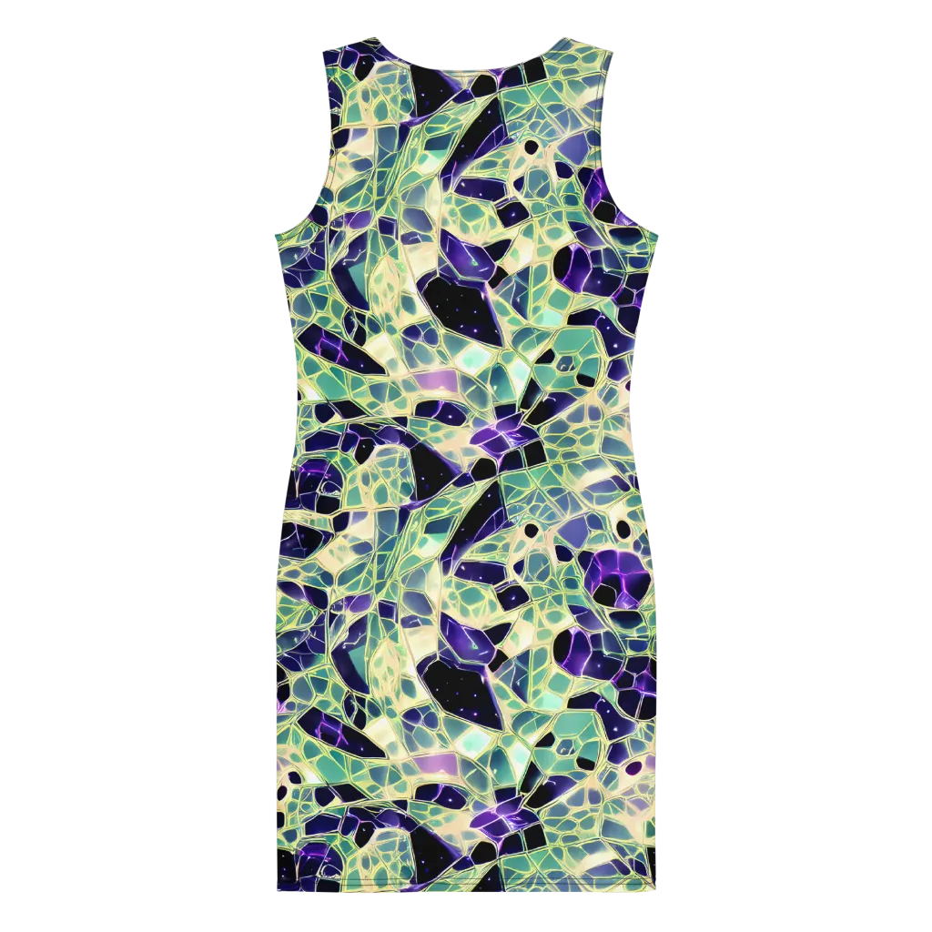 Midnight Membrane on Bodycon Dress — Back