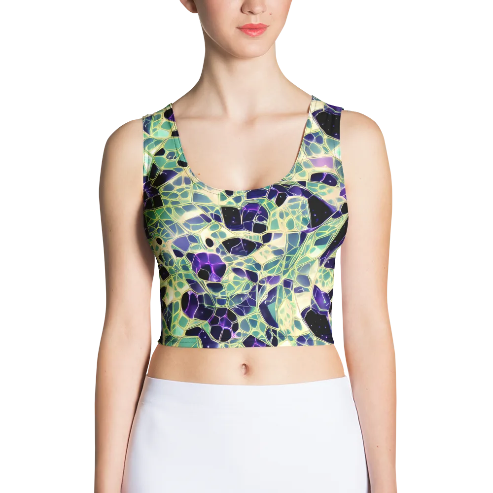 Midnight Membrane on Crop Top — Front
