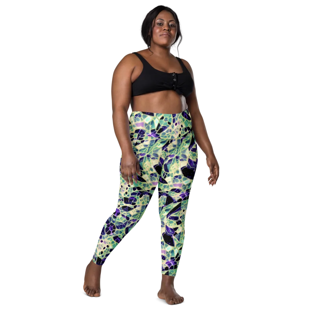 Midnight Membrane on Leggings with Pockets — Front