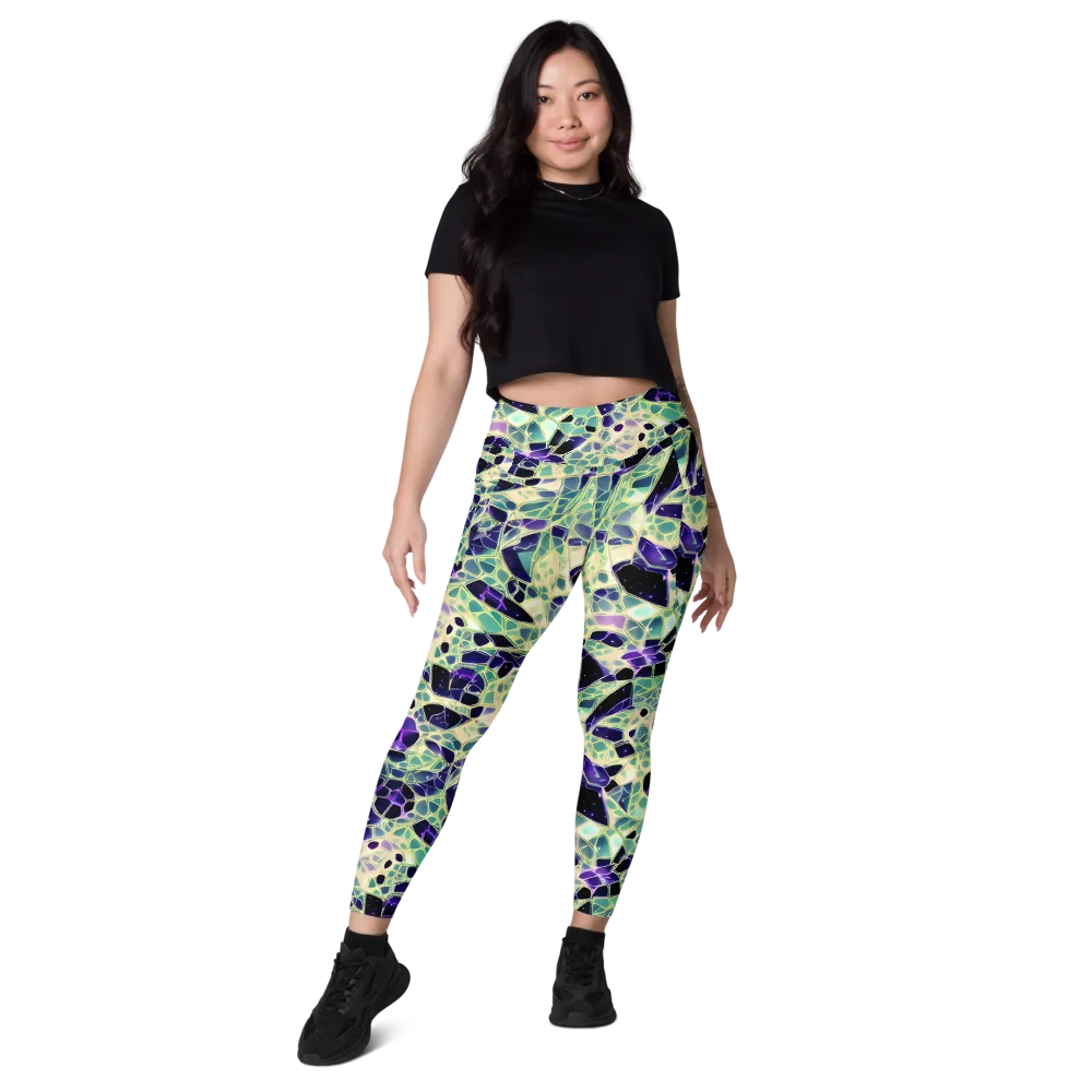 Midnight Membrane on Leggings with Pockets — Front