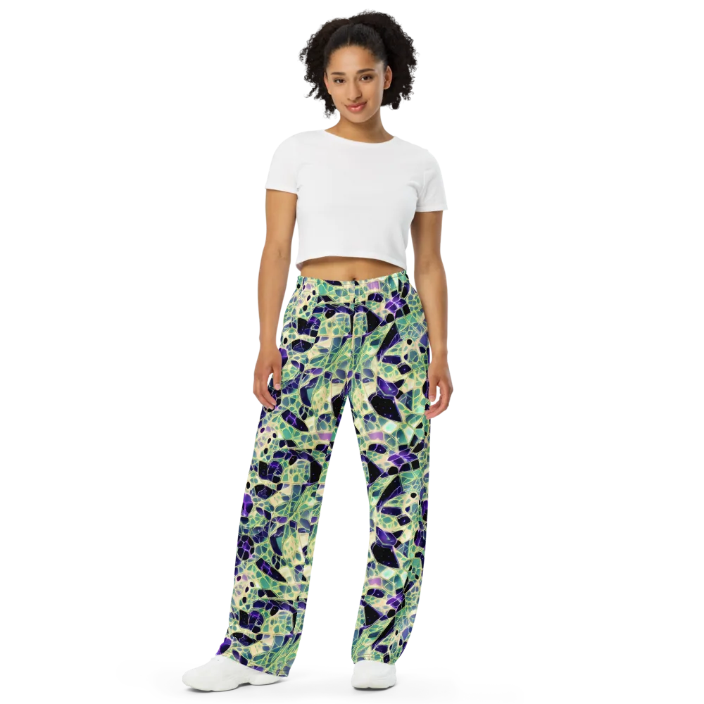 Midnight Membrane on Wide-Leg Pants — Front