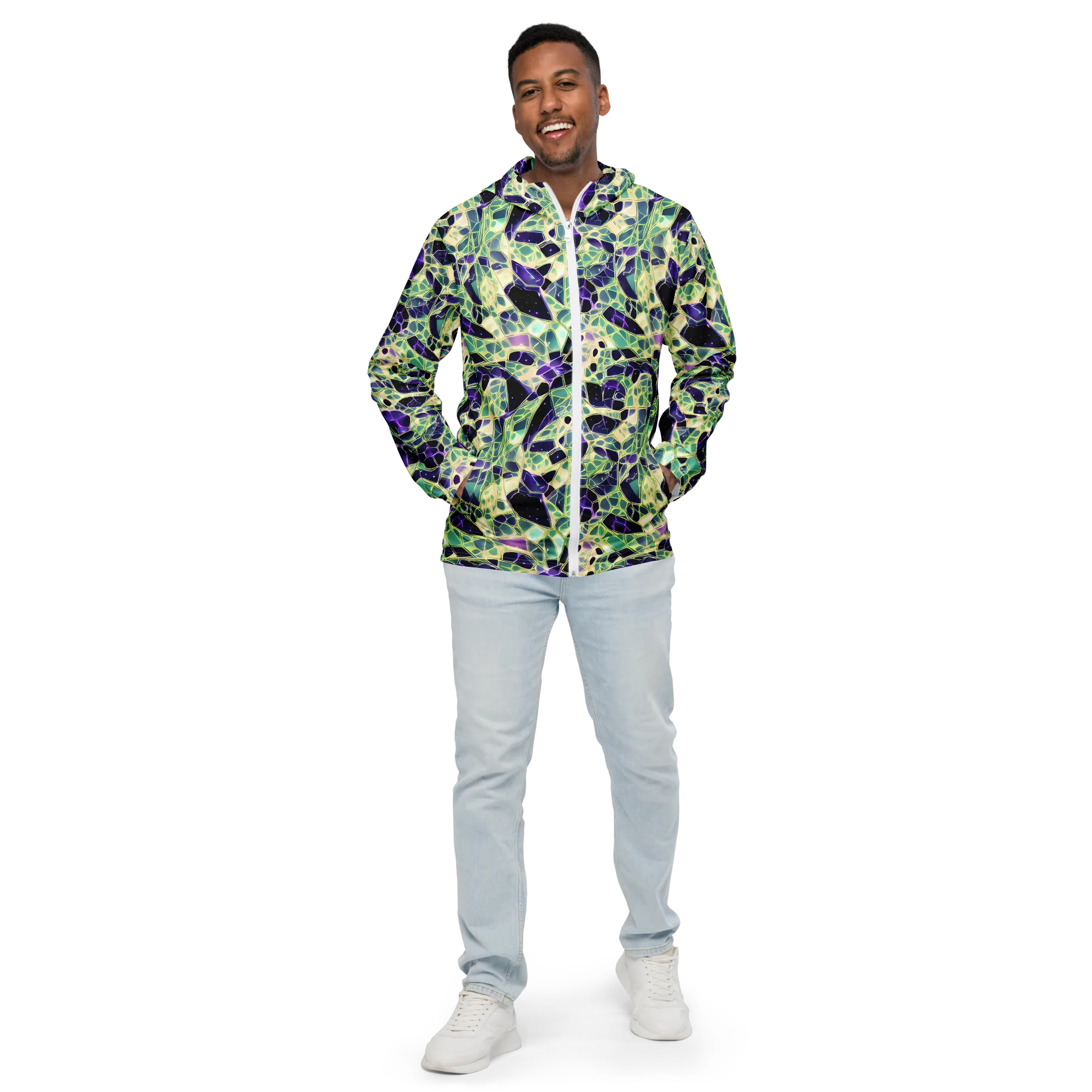 Midnight Membrane on Men's Windbreaker — Front