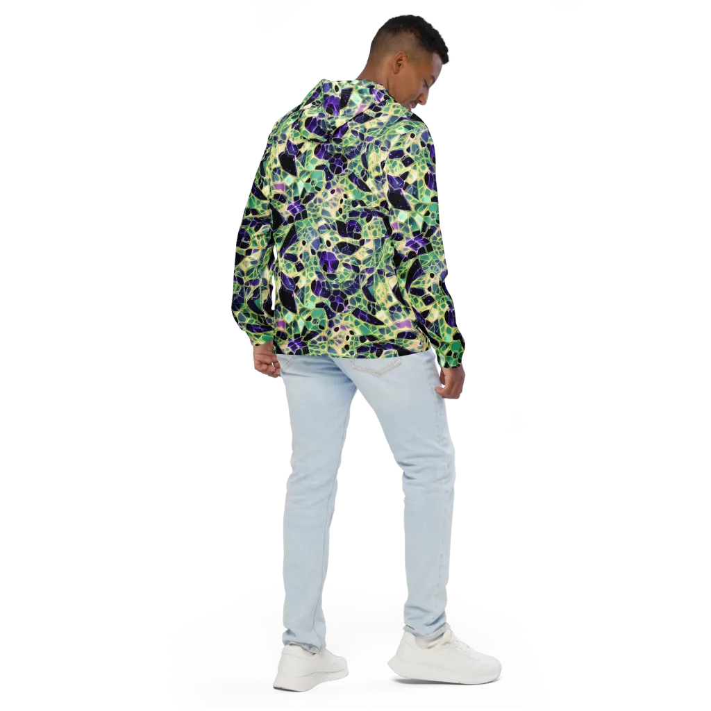 Midnight Membrane on Men's Windbreaker — Back