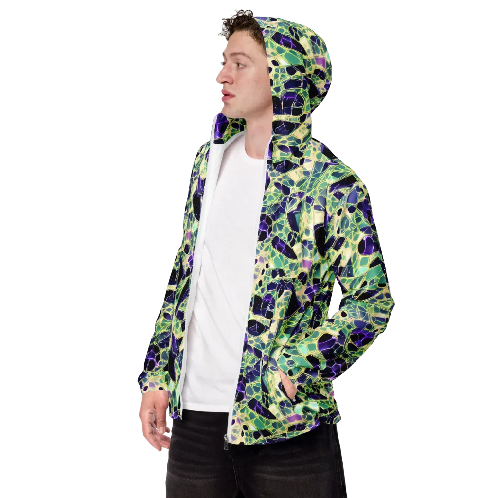 Midnight Membrane on Men's Windbreaker — Left Front
