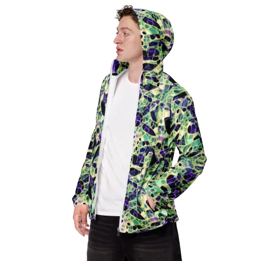 Midnight Membrane on a Men's Windbreaker