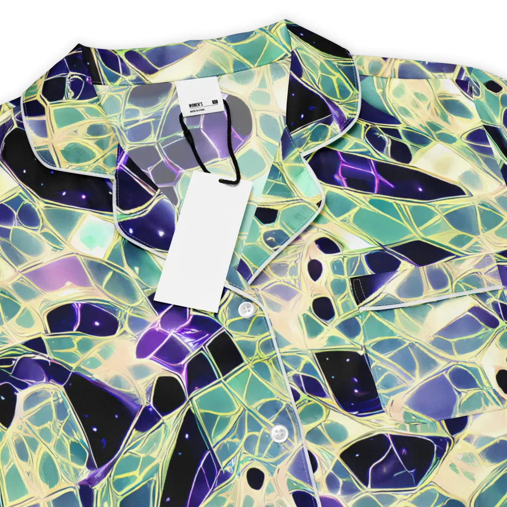 Midnight Membrane on Women's Short Sleeve Pajama Top — Product details