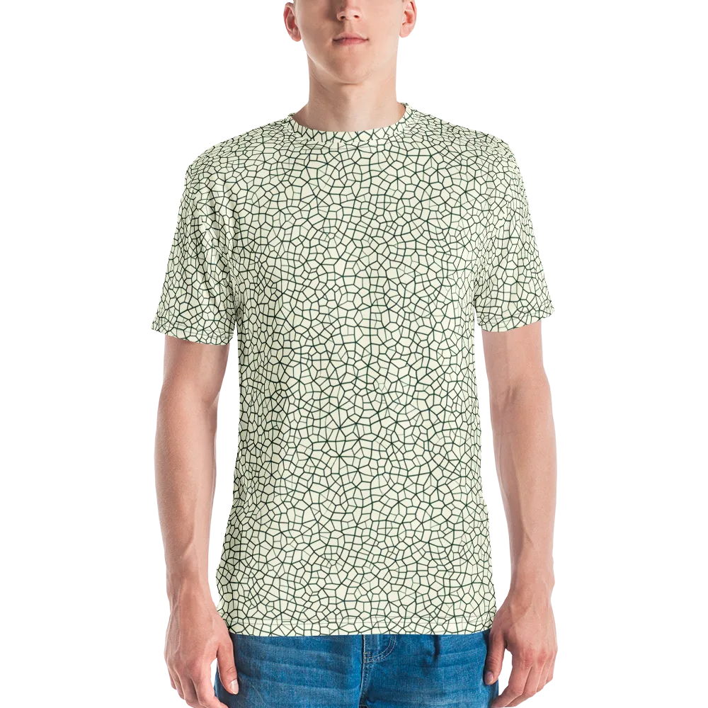 Verdant Fissure on Men's Crew Neck T-Shirt — Front