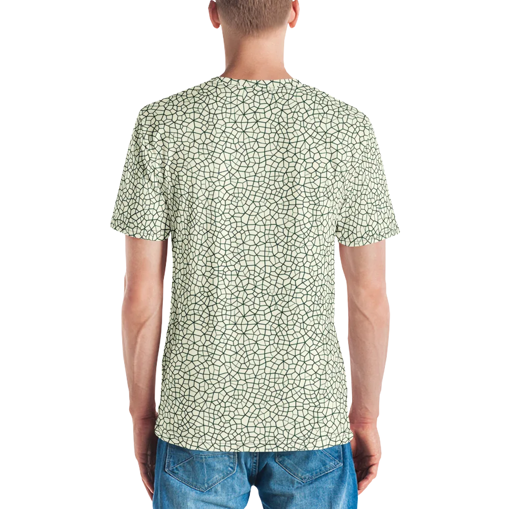 Verdant Fissure on Men's Crew Neck T-Shirt — Back