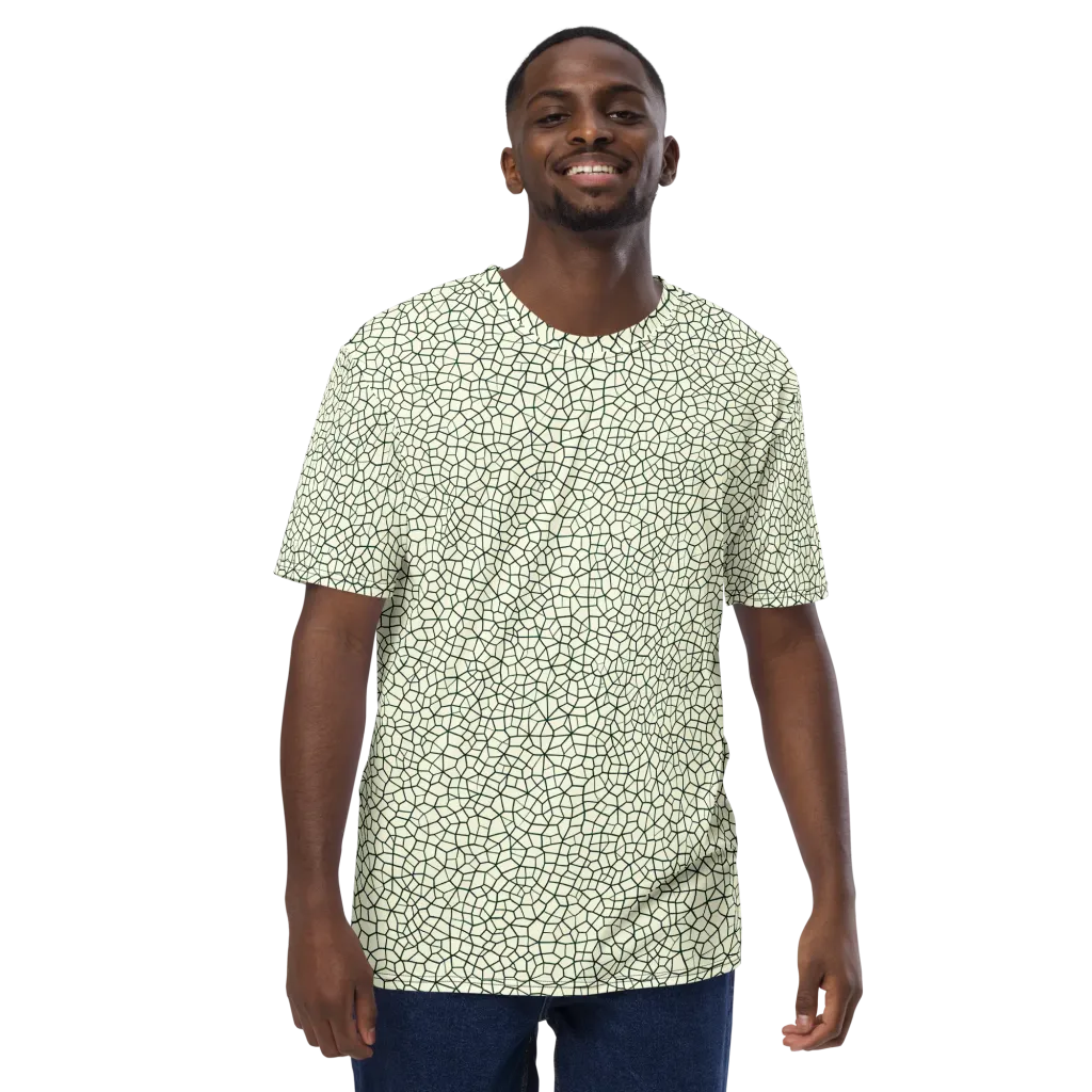 Verdant Fissure on Men's Crew Neck T-Shirt — Front