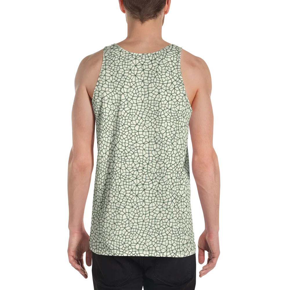 Verdant Fissure on Men's Tank Top — Back