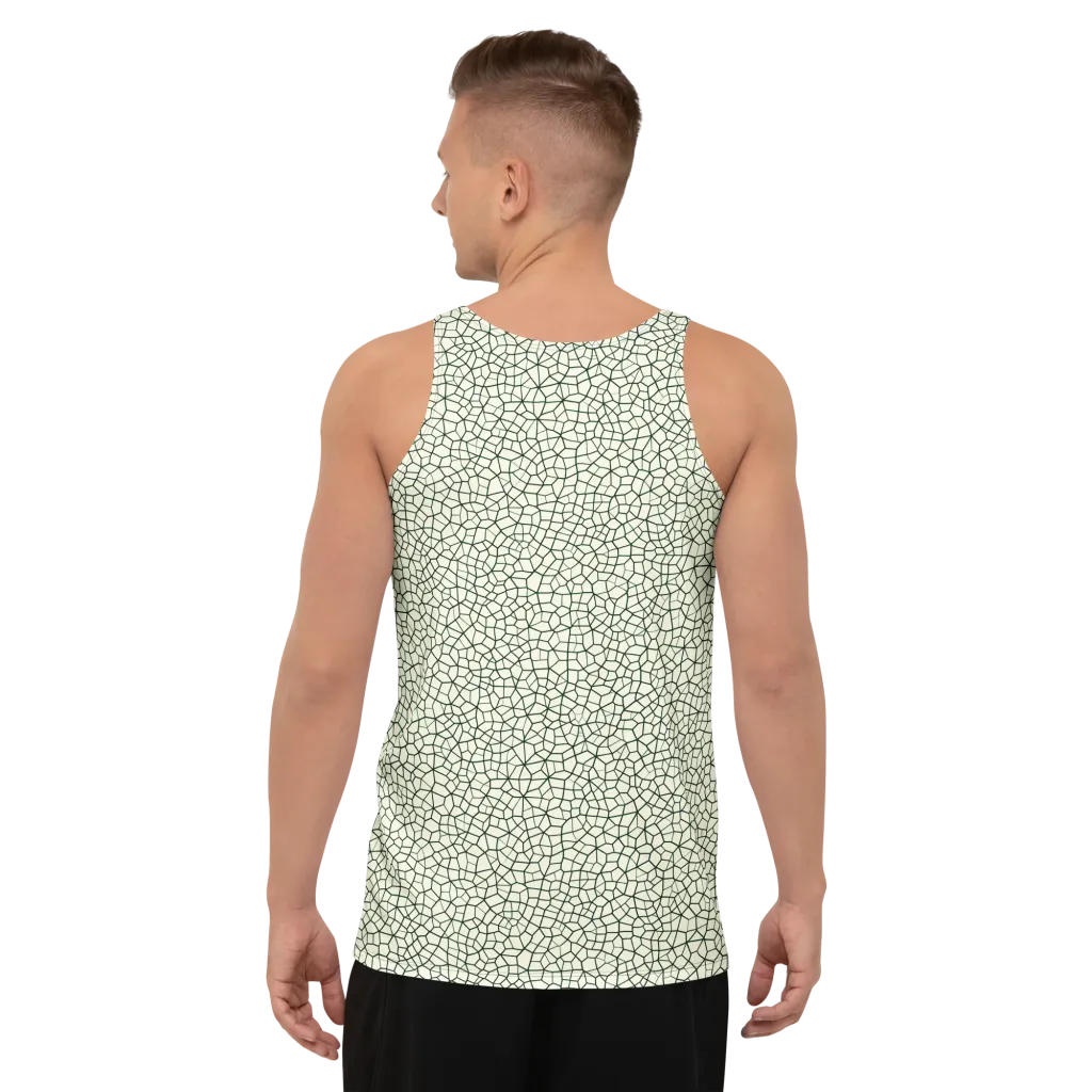 Verdant Fissure on Men's Tank Top — Back