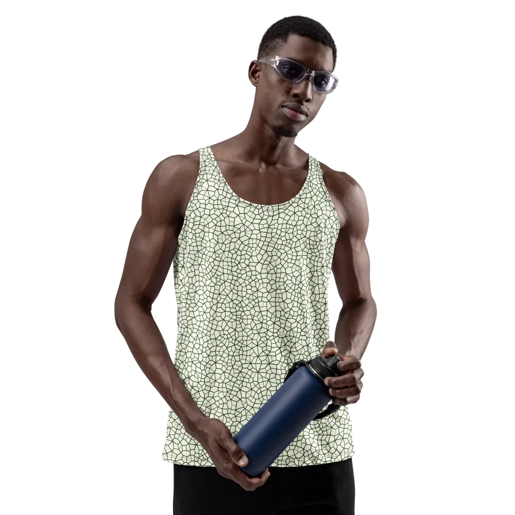 Verdant Fissure on Men's Tank Top — Front