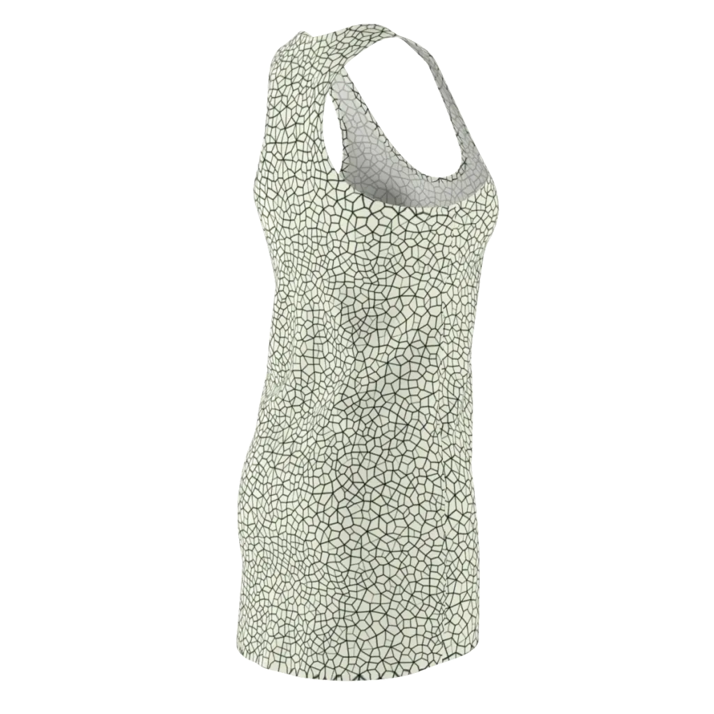 Verdant Fissure on Racerback Dress — Back Side