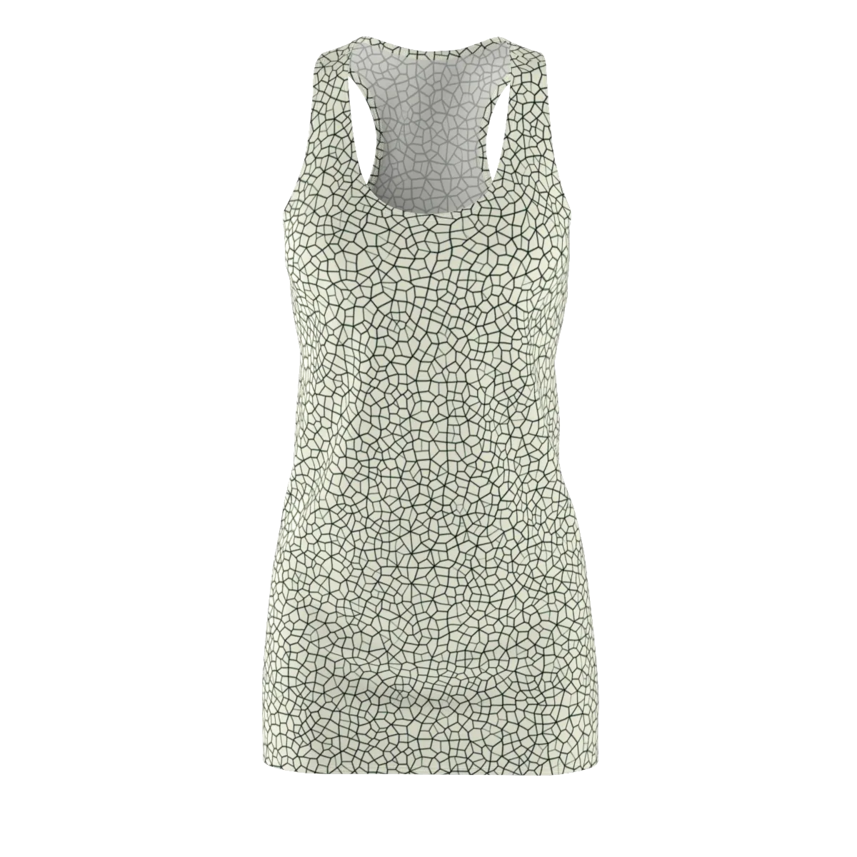 Verdant Fissure on Racerback Dress — Front
