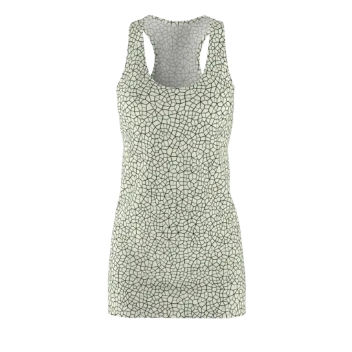 Verdant Fissure on a Racerback Dress