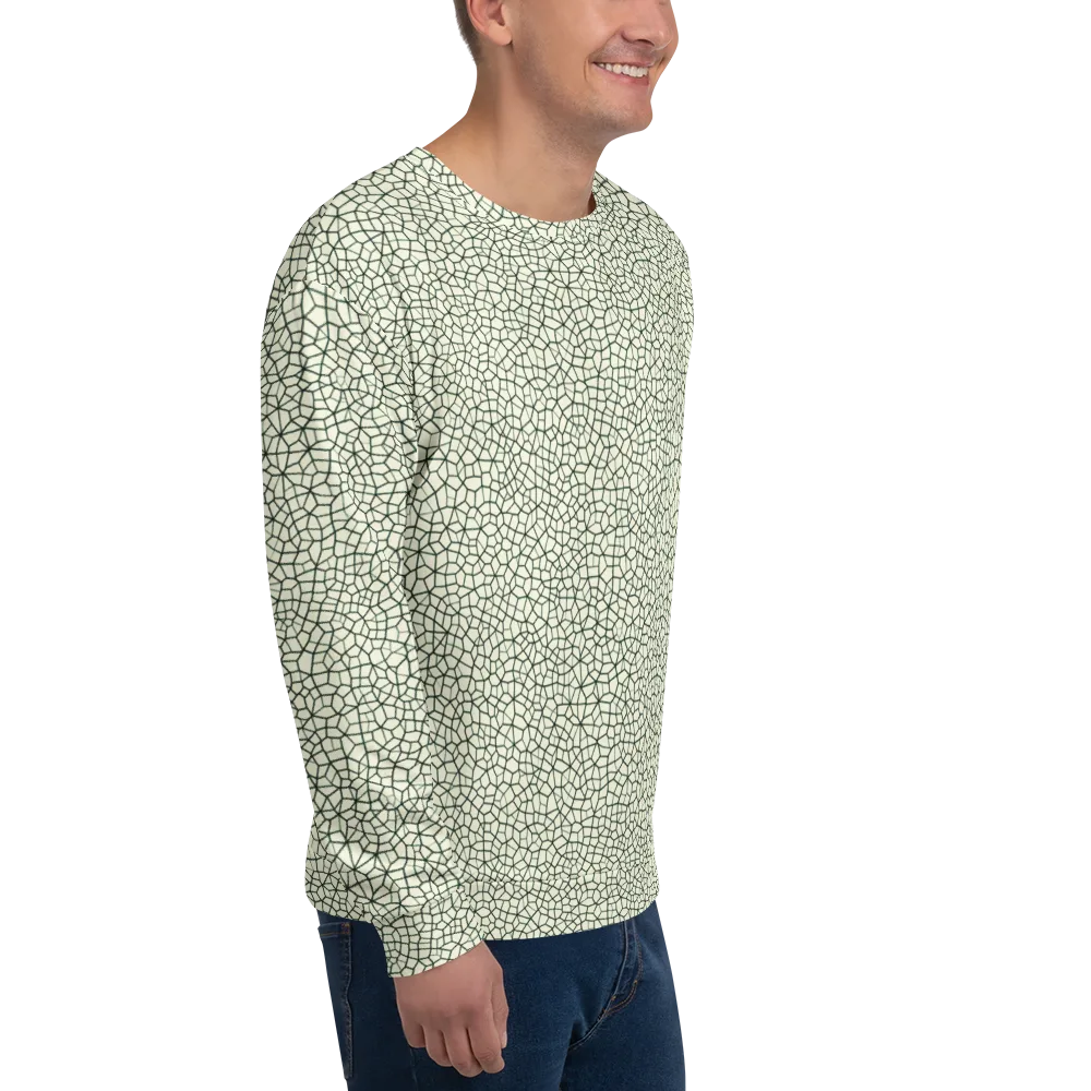 Verdant Fissure on Sweatshirt — Right Front
