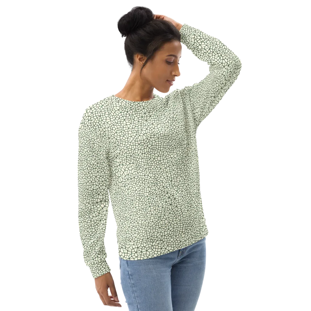 Verdant Fissure on Sweatshirt — Right Front