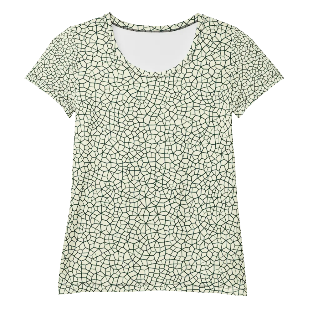Verdant Fissure on Women's Athletic T-Shirt — Front