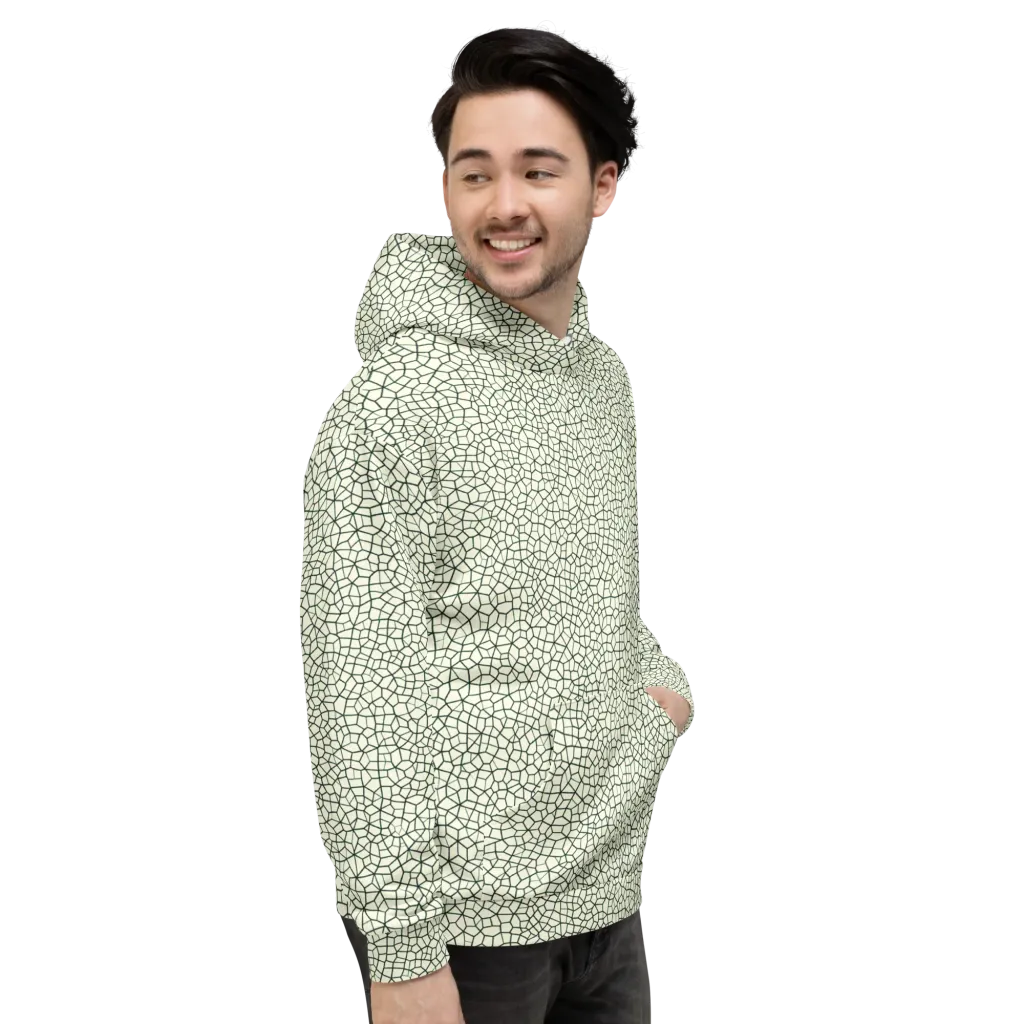 Verdant Fissure on Hoodie — Right