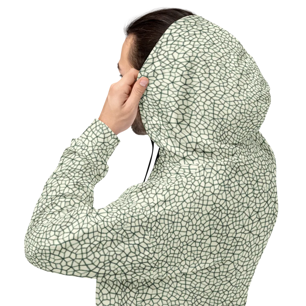 Verdant Fissure on Hoodie — Back