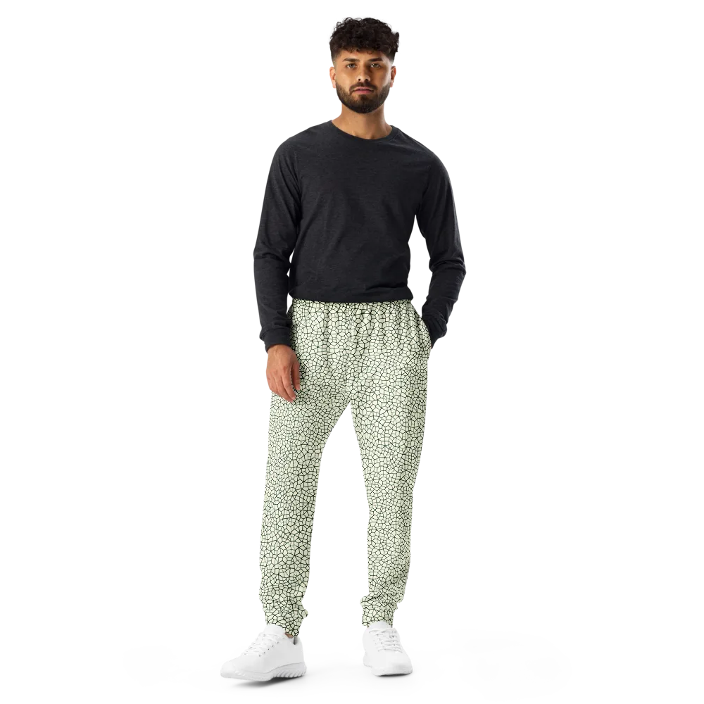 Verdant Fissure on Men's Joggers — Front