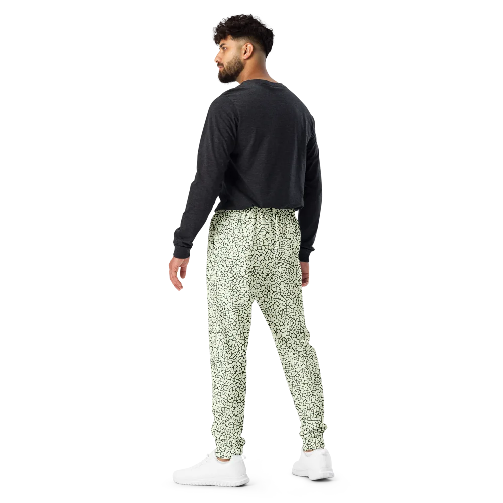 Verdant Fissure on Men's Joggers — Back