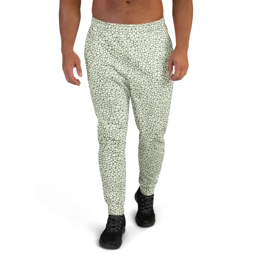 Verdant Fissure on a Men's Joggers