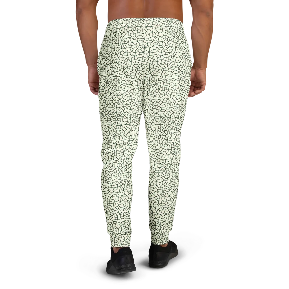 Verdant Fissure on Men's Joggers — Back