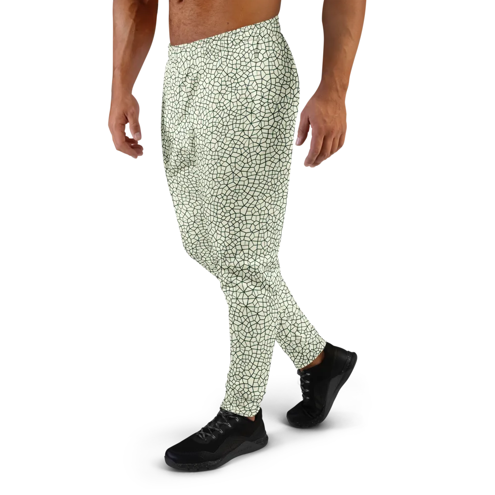 Verdant Fissure on Men's Joggers — Left
