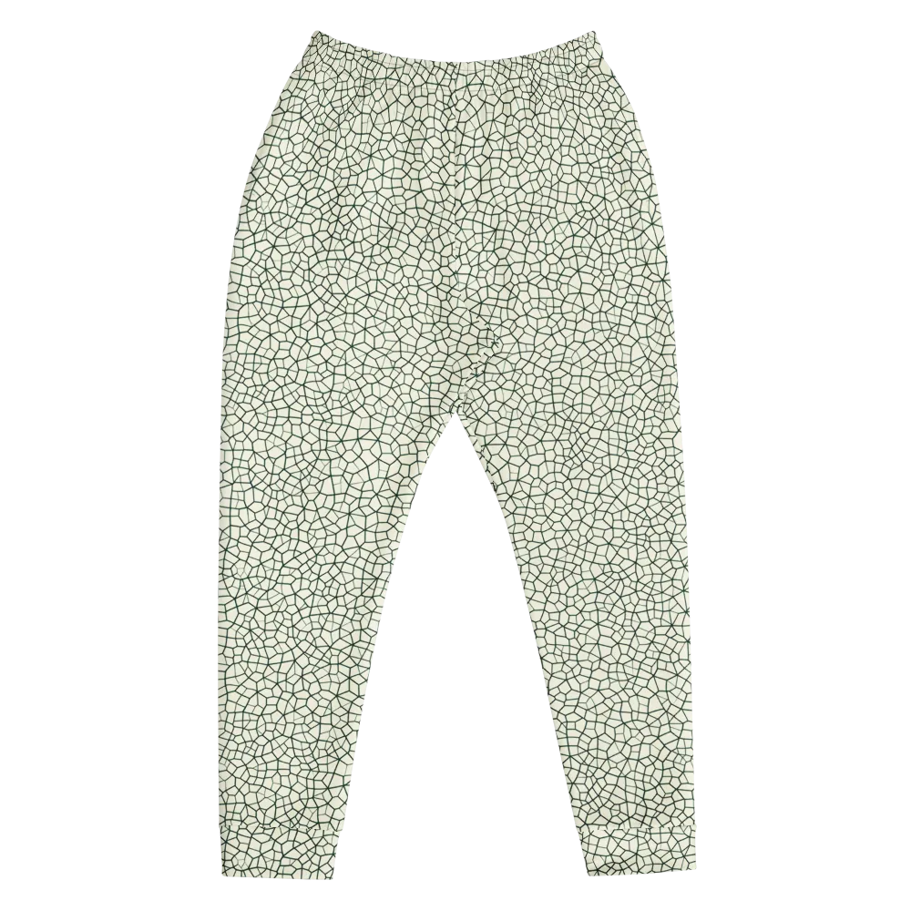 Verdant Fissure on Men's Joggers — Front