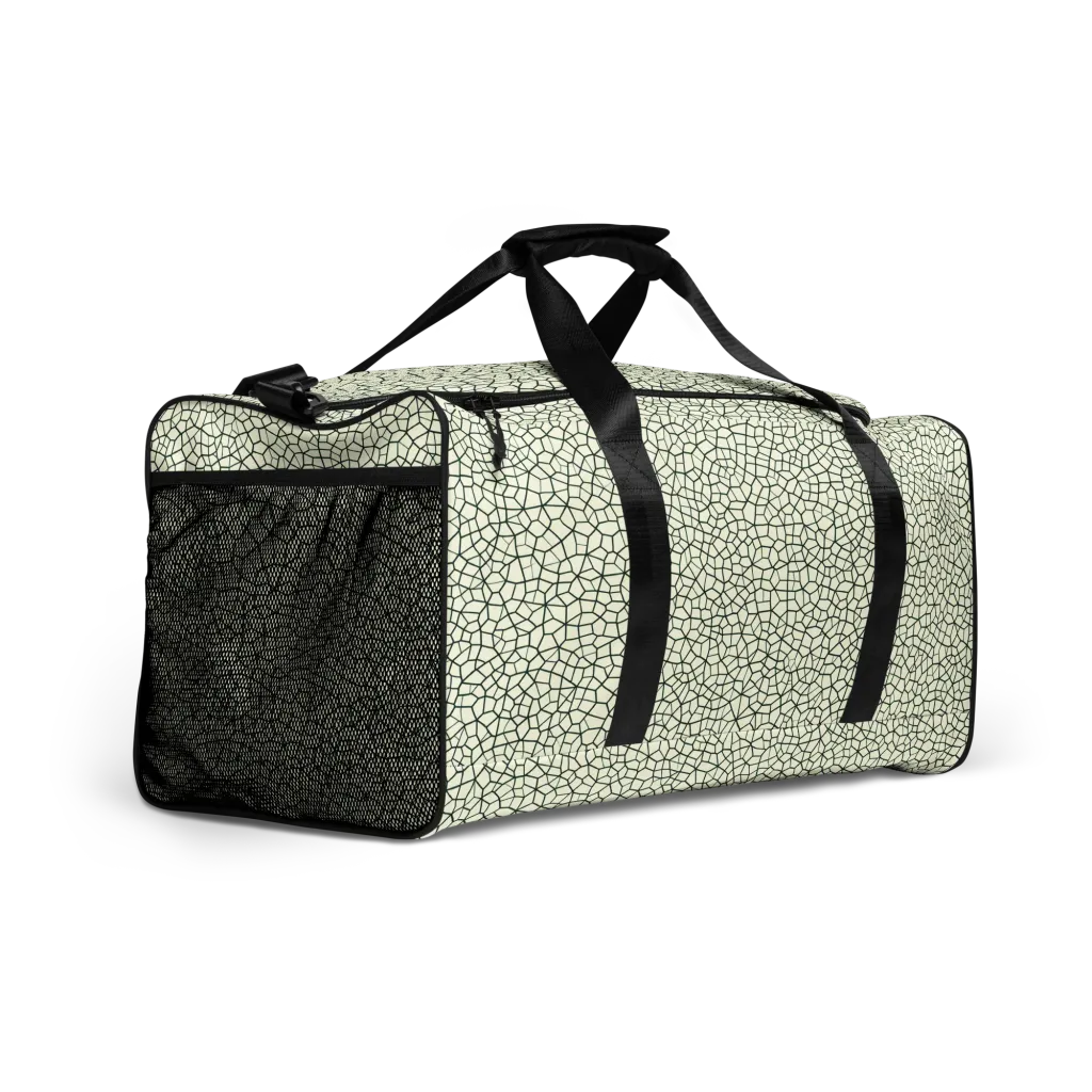 Verdant Fissure on Duffle Bag — Right Front