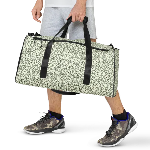Verdant Fissure on a Duffle Bag