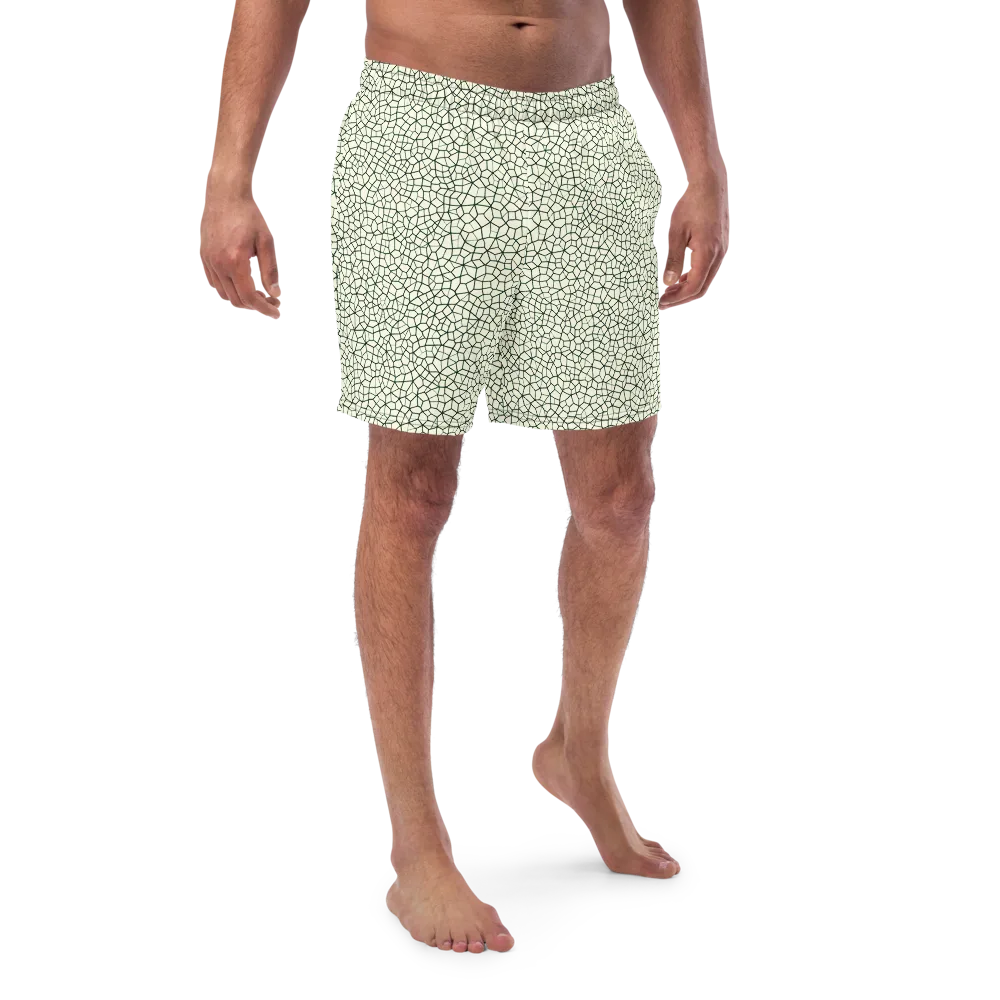 Verdant Fissure on Swim Trunks — Front
