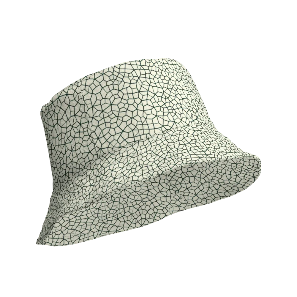 Verdant Fissure on Reversible Bucket Hat — Product details Outside